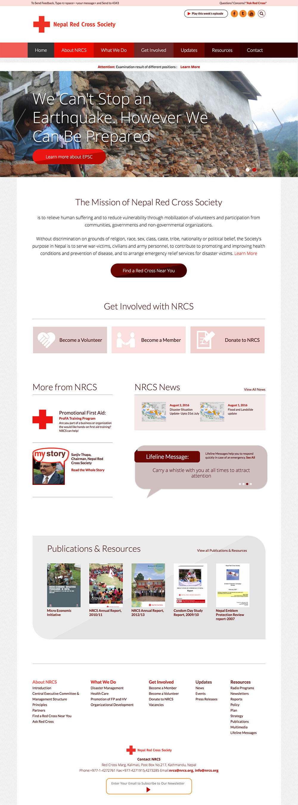 Nepal Red Cross Society_Home_2016 Nepal Red Cross Society_Home_2016